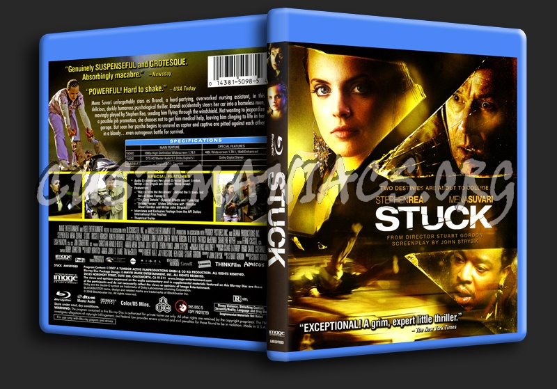 Stuck blu-ray cover