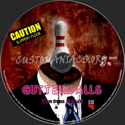 Gutterballs dvd label