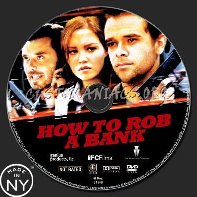 How to Rob a Bank dvd label