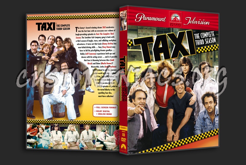 Taxi - Season 3 dvd cover