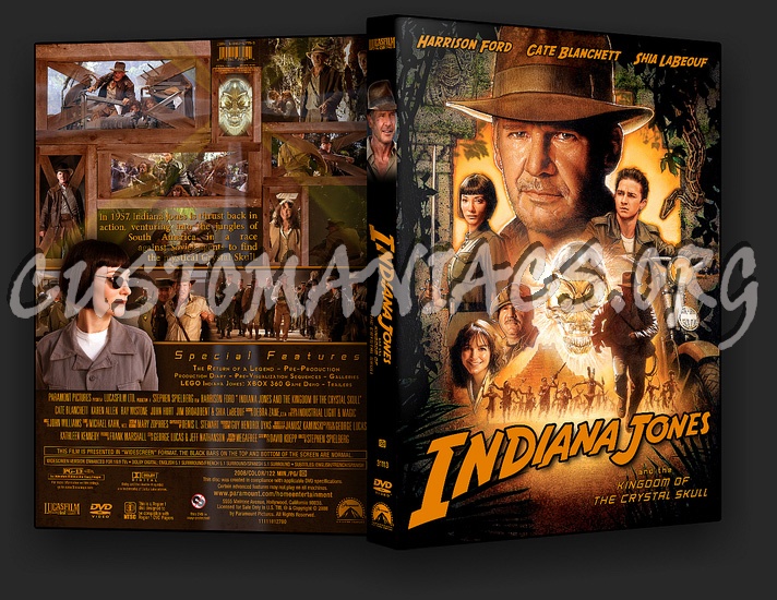 Indiana Jones and the Kingdom of the Crystal Skull dvd cover