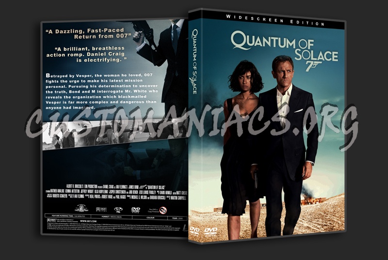 Quantum Of Solace dvd cover