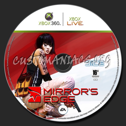 Mirror's Edge dvd label