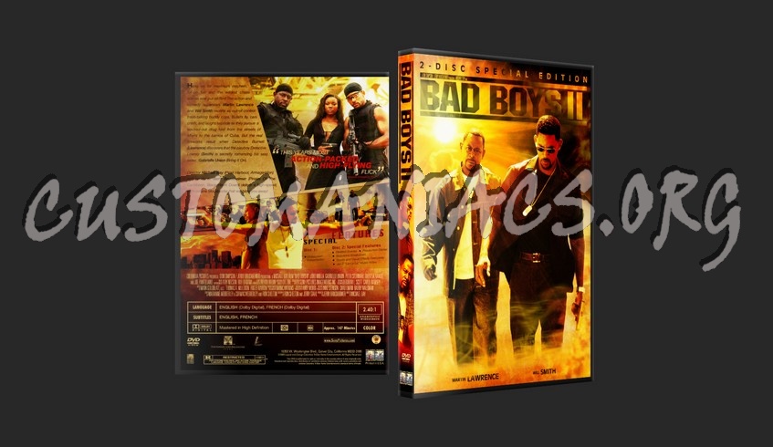 Bad Boys II Special Edition dvd cover