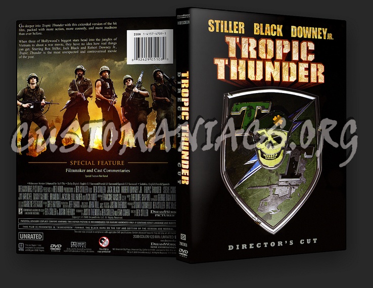 Tropic Thunder (Unrated Director's Cut) dvd cover