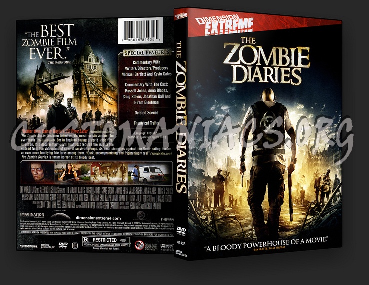 The Zombie Diaries dvd cover