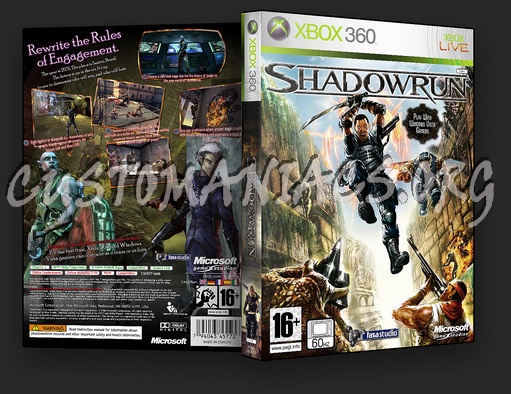 Shadowrun - Xbox 360 - DVD 