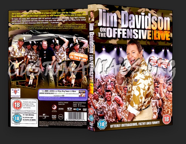 Jim Davidson On The Offensive dvd cover