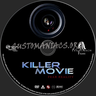 Killer Movie dvd label