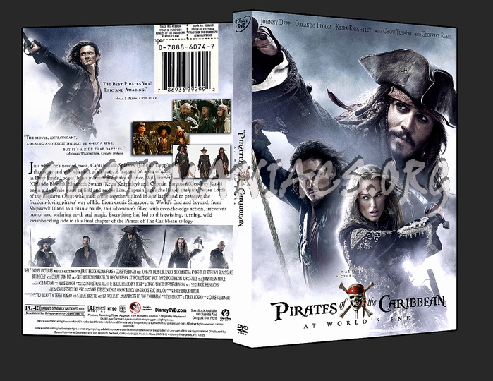 Pirates of the Caribbean At World's End dvd cover