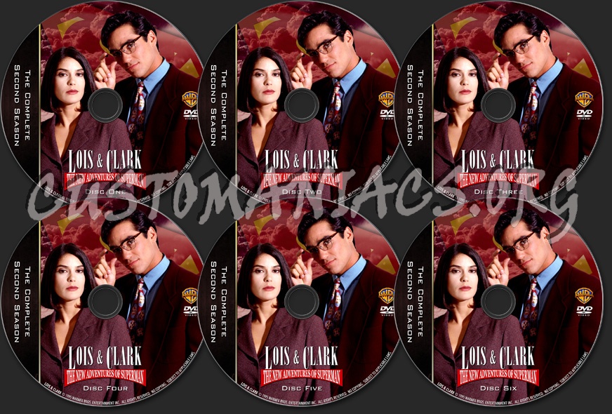 Lois & Clark - TV Collection Season Two dvd label