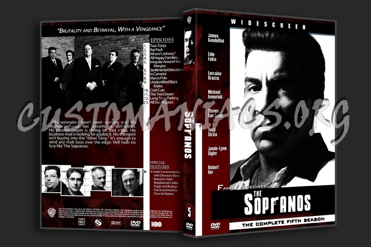 The Sopranos dvd cover