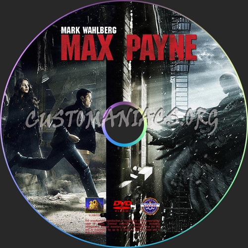 Max Payne dvd label