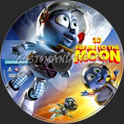 Fly Me To The Moon dvd label