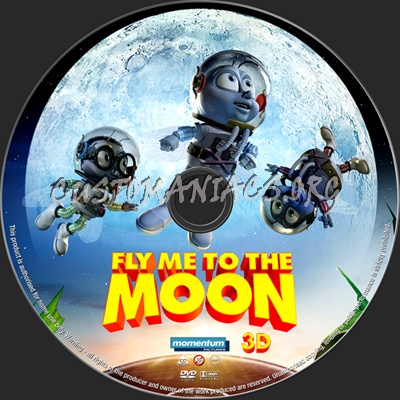 Fly Me To The Moon dvd label