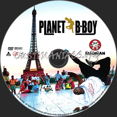 Planet B-Boy dvd label