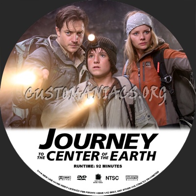 Journey to the Center of the Earth dvd label