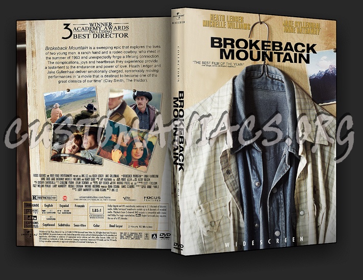 Brokeback Mountain dvd cover