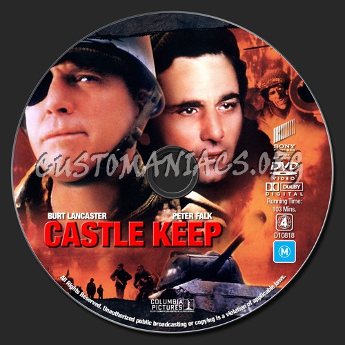 Castle Keep dvd label