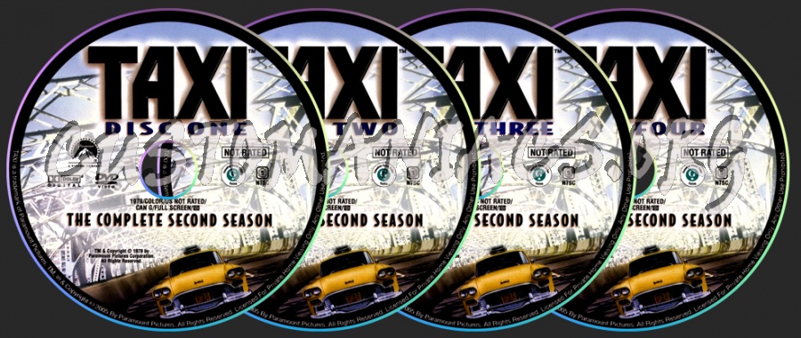 Taxi Season 2 dvd label