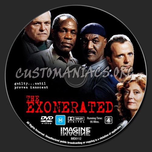 The Exonerated dvd label
