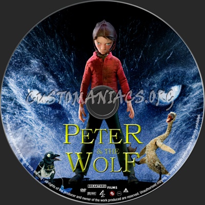 Peter & the Wolf dvd label