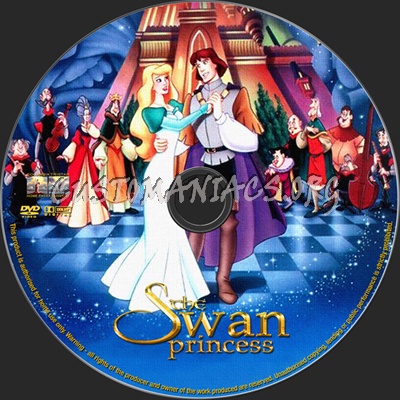 The Swan Princess dvd label