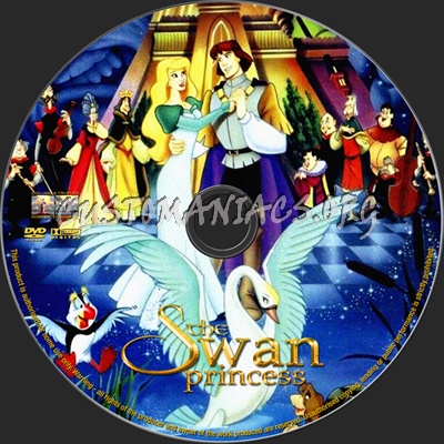 The Swan Princess dvd label