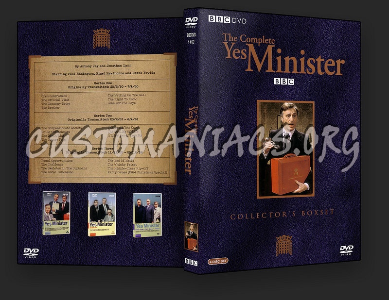 Yes Minister The Complete Collection dvd cover