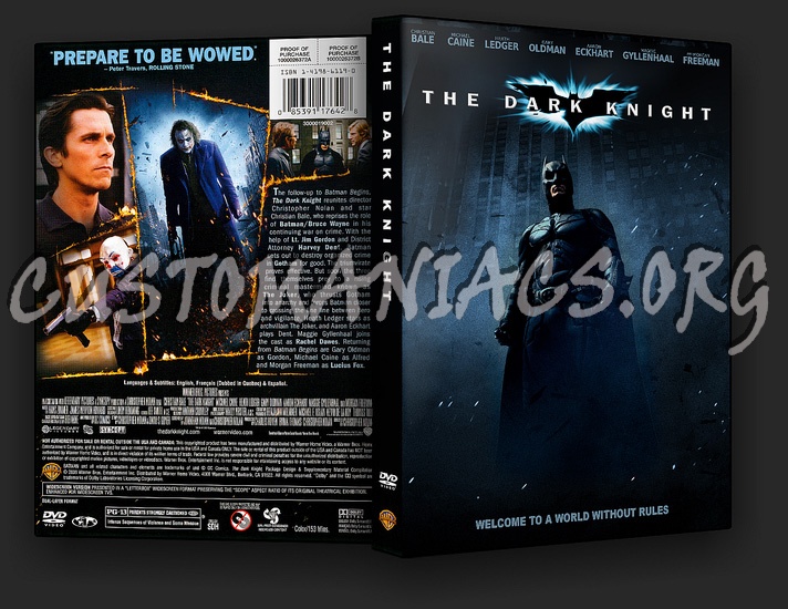 Batman Begins & The Dark Knight Set dvd cover