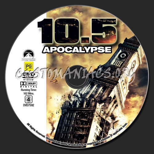 10.5 Apocalypse dvd label - DVD Covers & Labels by Customaniacs