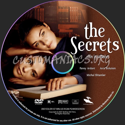 The Secrets dvd label