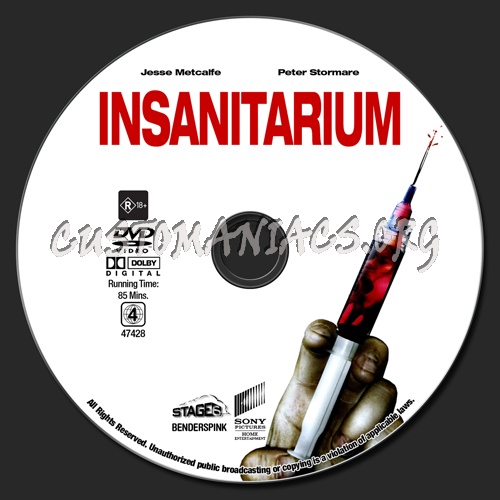 Insanitarium dvd label