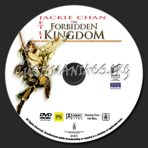 The Forbidden Kingdom dvd label