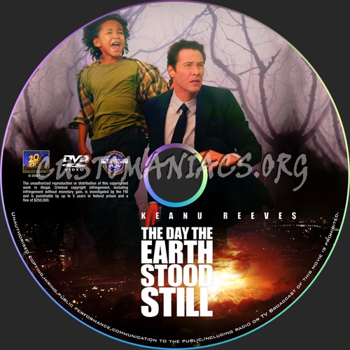 The Day the Earth Stood Still dvd label