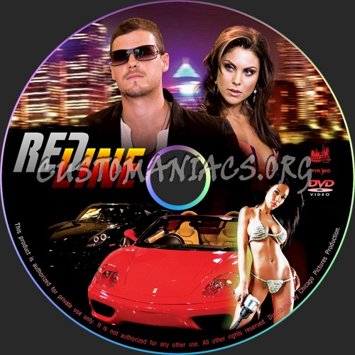 Redline dvd label