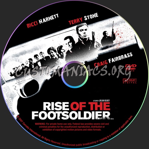 Rise of the Footsoldier dvd label