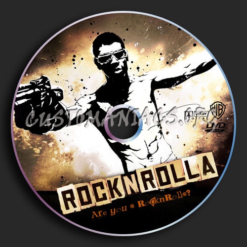 RocknRolla dvd label