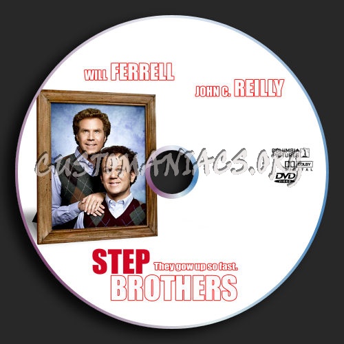 Step Brothers dvd label