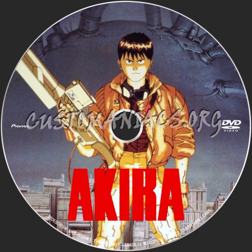Akira dvd label