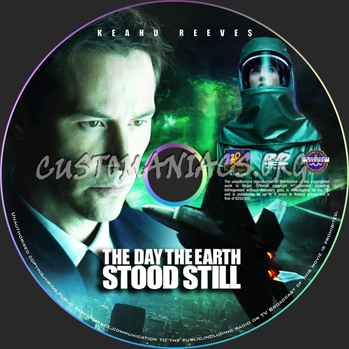 The Day the Earth Stood Still dvd label