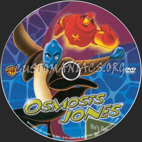 Osmosis Jones dvd label