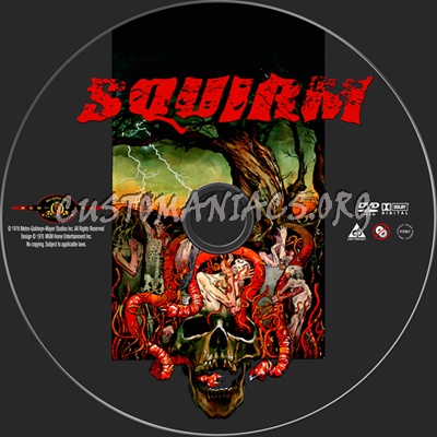 Squirm dvd label