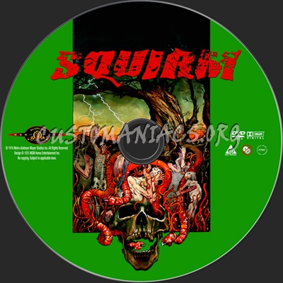 Squirm dvd label