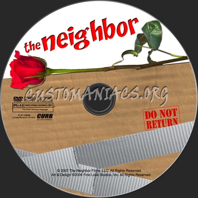 The Neighbor dvd label