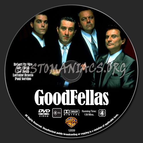 Goodfellas dvd label