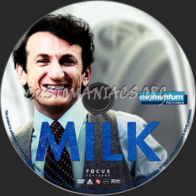 Milk dvd label