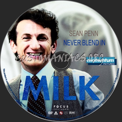 Milk dvd label