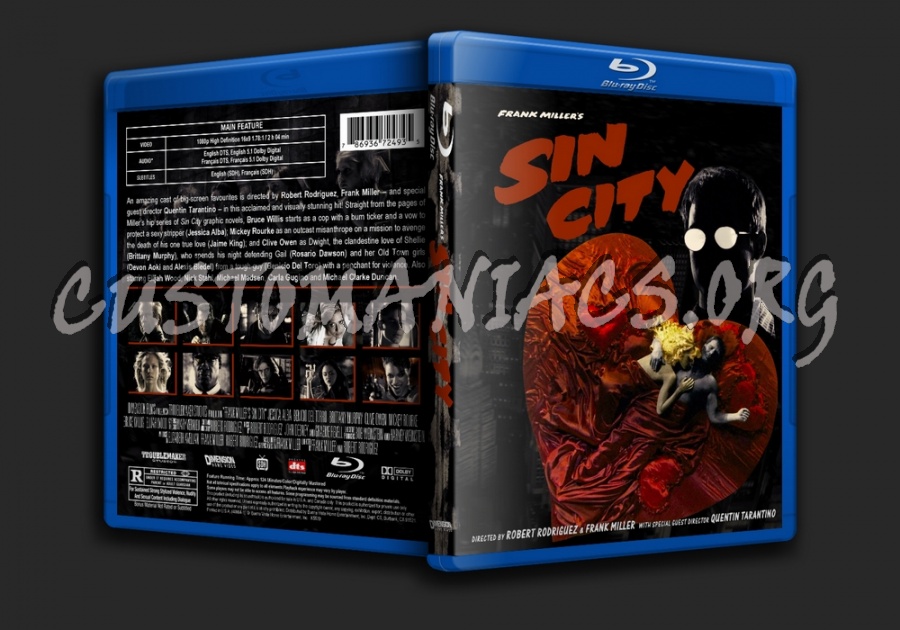 Sin City blu-ray cover