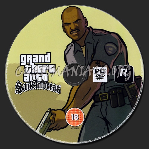 Grand Theft Auto San Andreas dvd cover - DVD Covers & Labels by